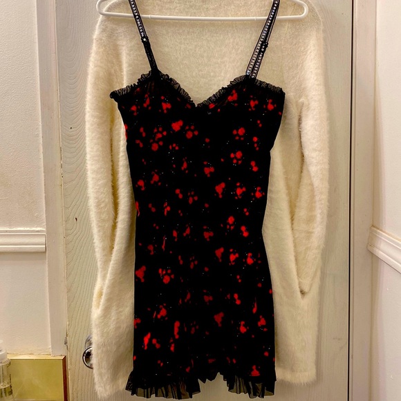 Stain stretchy night dress. S/M - Picture 1 of 4